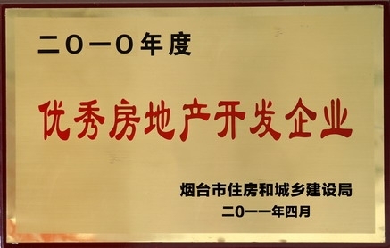 2010年優(yōu)秀房地產(chǎn)開(kāi)發(fā)企業(yè)